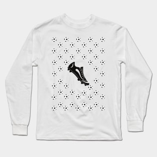 soccer balls pattern Long Sleeve T-Shirt